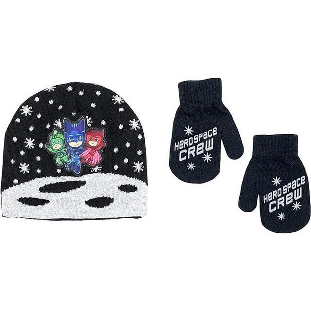 PJ Masks Toddler Boys Hat and Mittens Set, 2T-4T